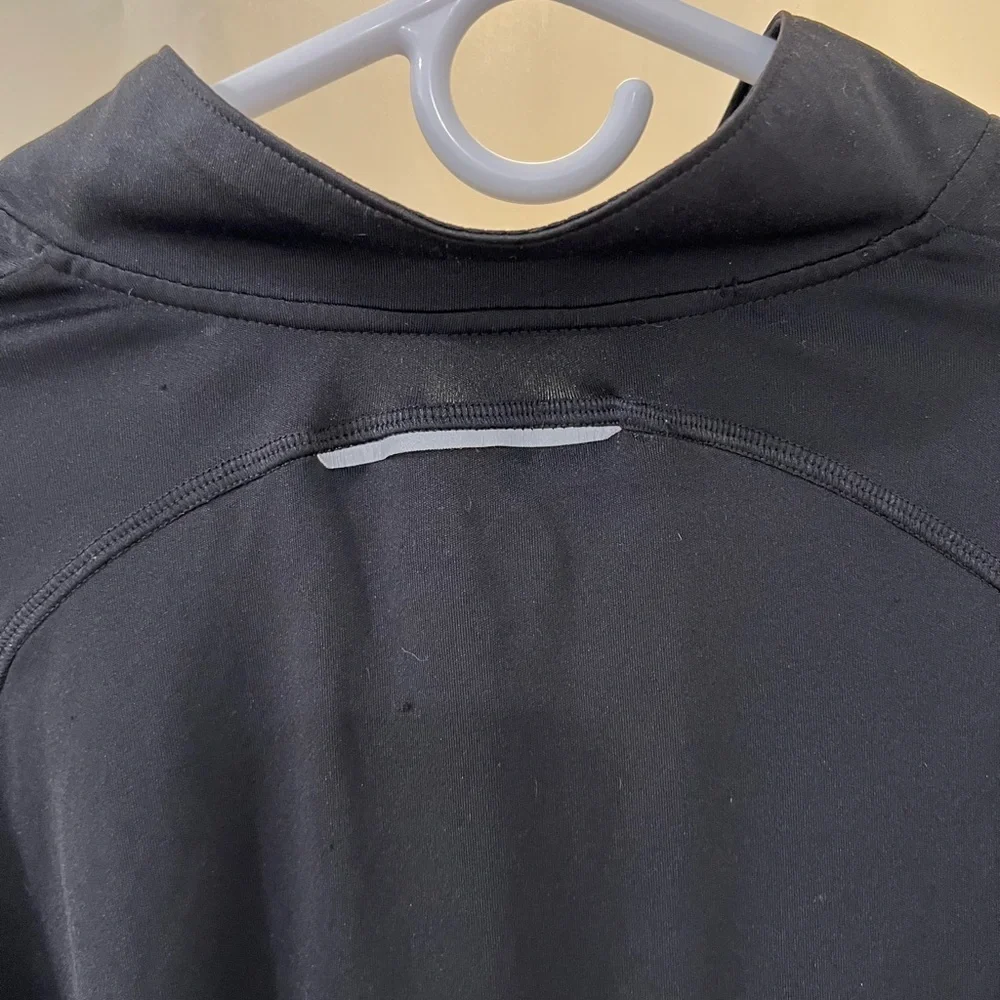 C9 by Champion Quarter Zip Performance Duo Dry Black Long Sleeve Shirt - Medium - Picture 3 of 6